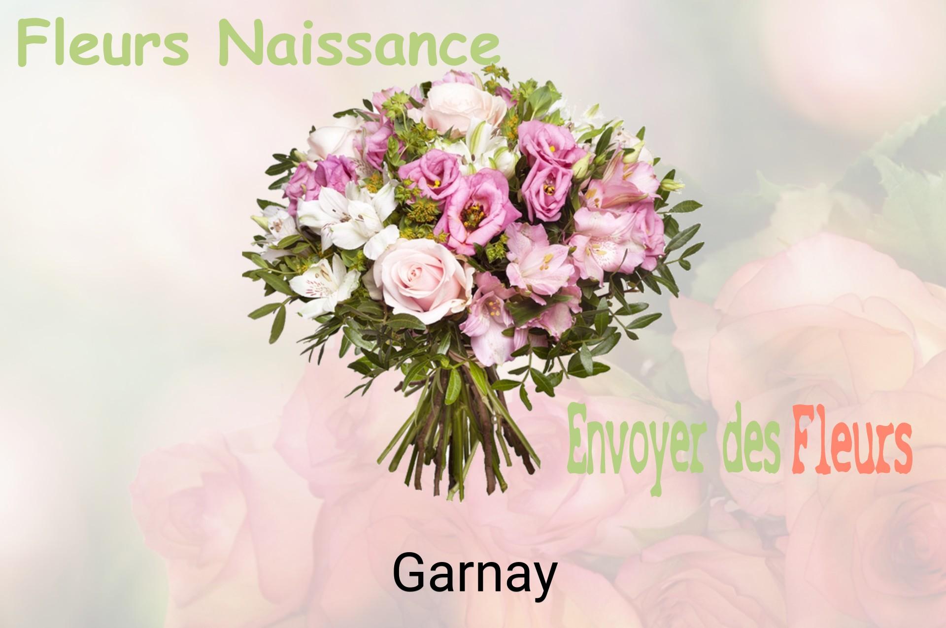 Bouquet de fleurs de naissance livré à Garnay